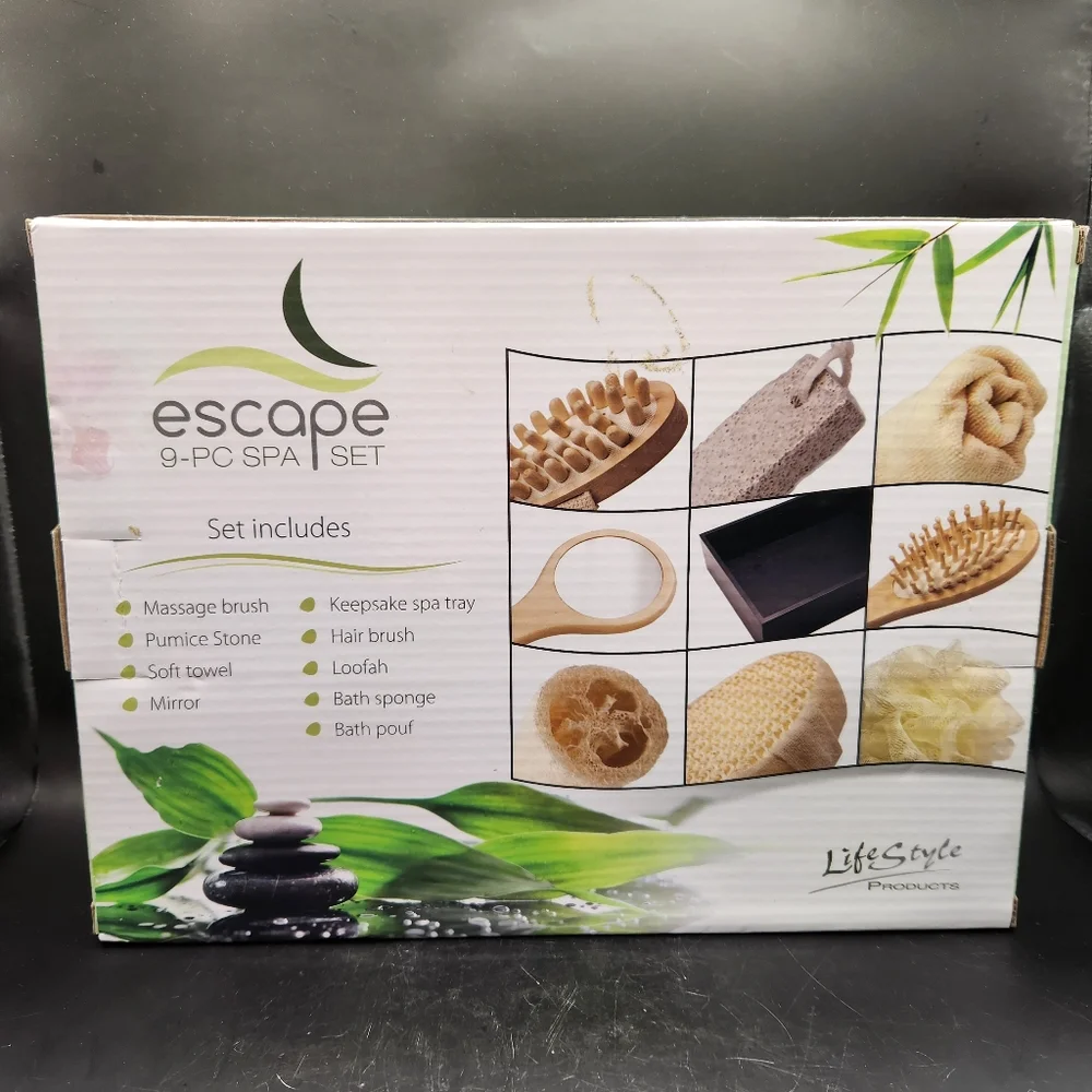 Life Style Escape 9 PC. Spa Set NIB